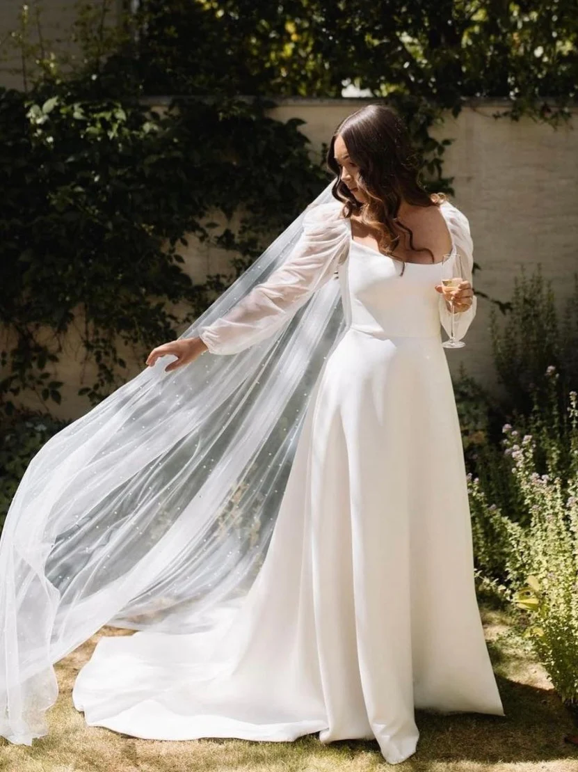 Pearl veil with small pearls - Studio 3 Twenty One LLC