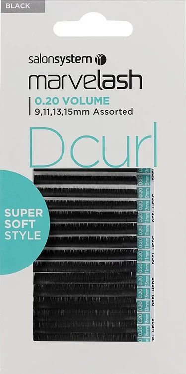 Salon System Marvelash Super Soft Lashes, D Curl - Studio 3 Twenty One LLC
