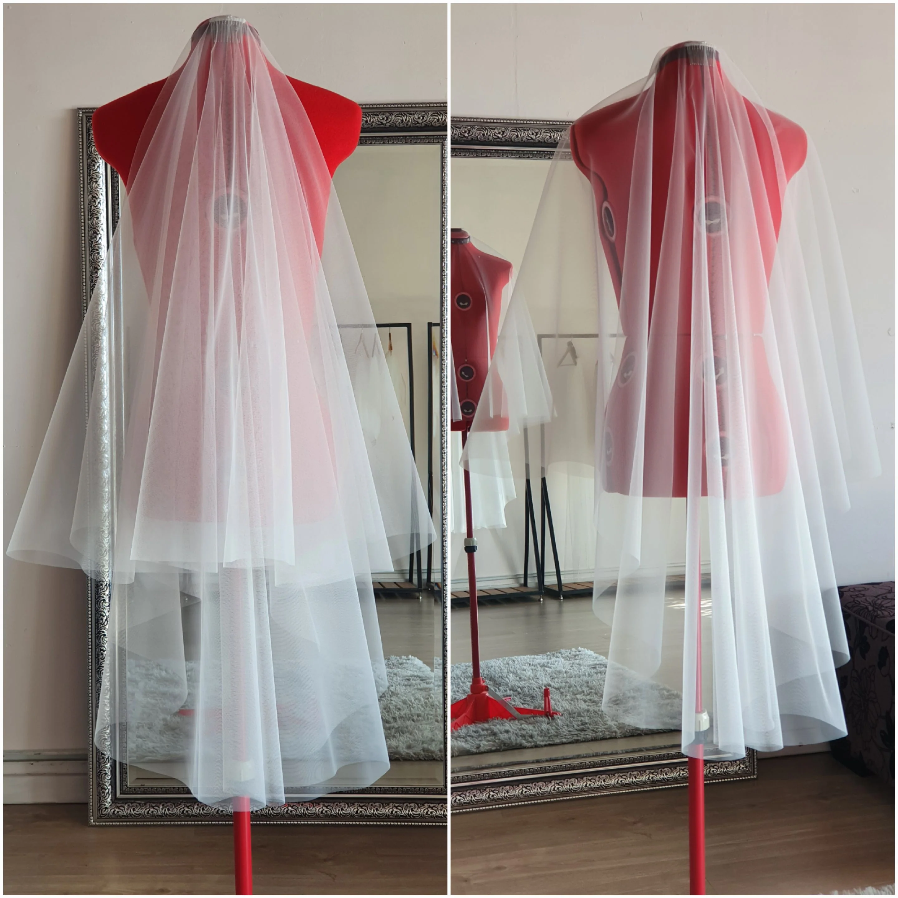 Blusher Veil | Wedding Veil with Blusher - Studio 3 Twenty One LLC