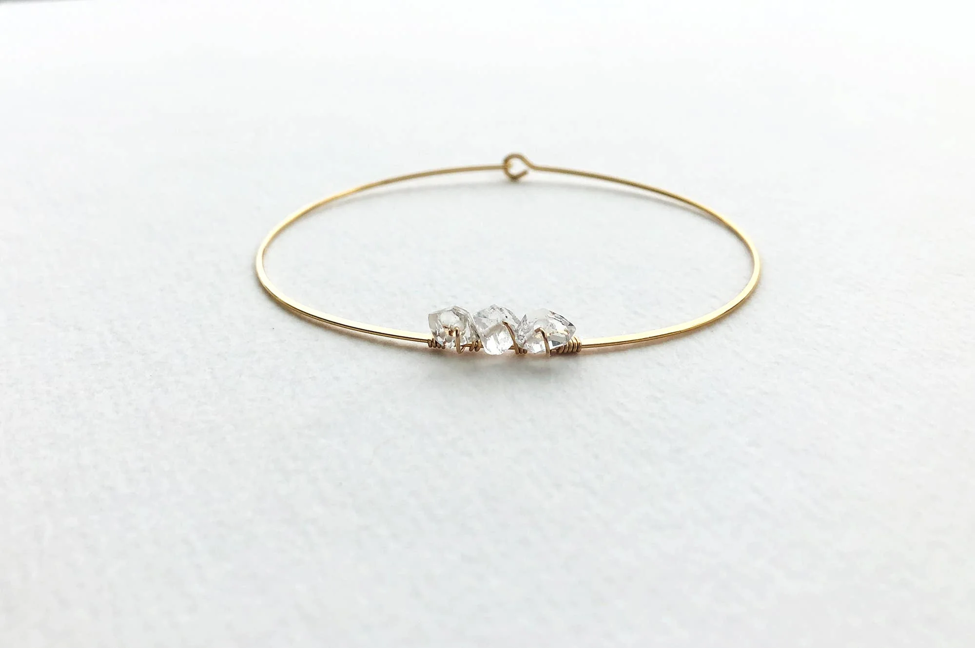 Herkimer Diamond Bracelet - Studio 3 Twenty One LLC