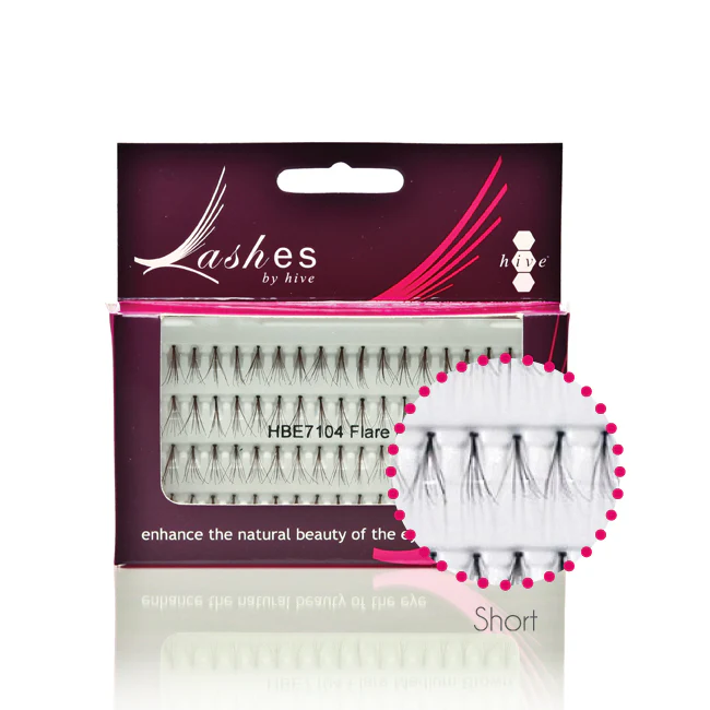 Hive Individual Flare Lashes, Brown Short - Studio 3 Twenty One LLC