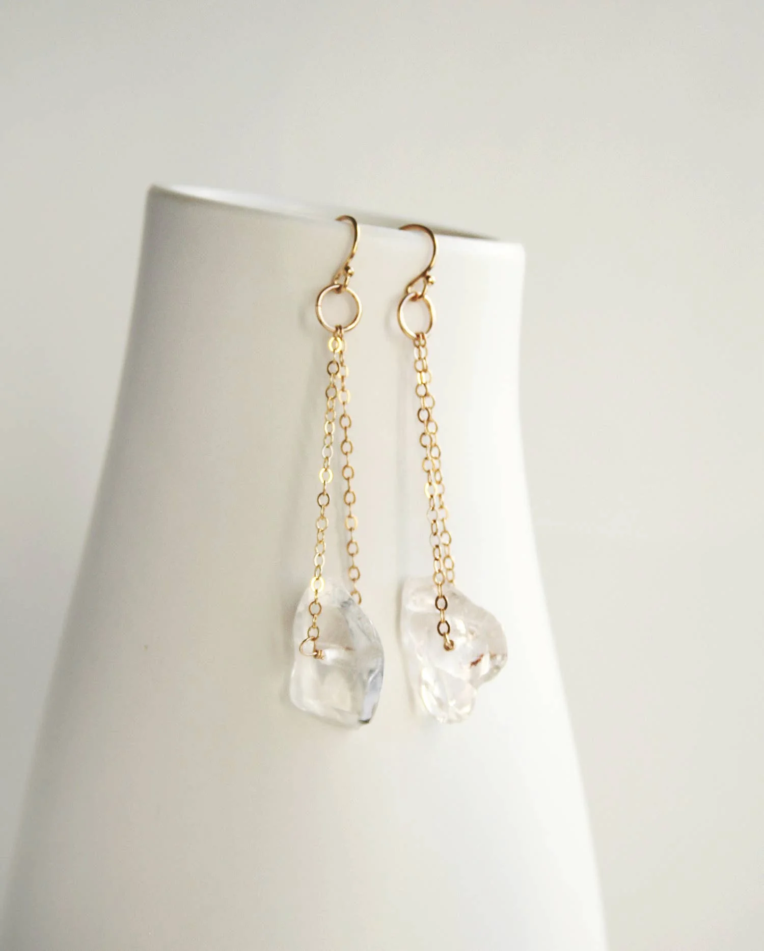 Crystal Chip Earrings - Studio 3 Twenty One LLC