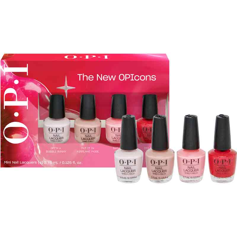 OPI The New OPIcons Mini Nail Laqcuer 3.75ml - Pack of 4 - Studio 3 Twenty One LLC