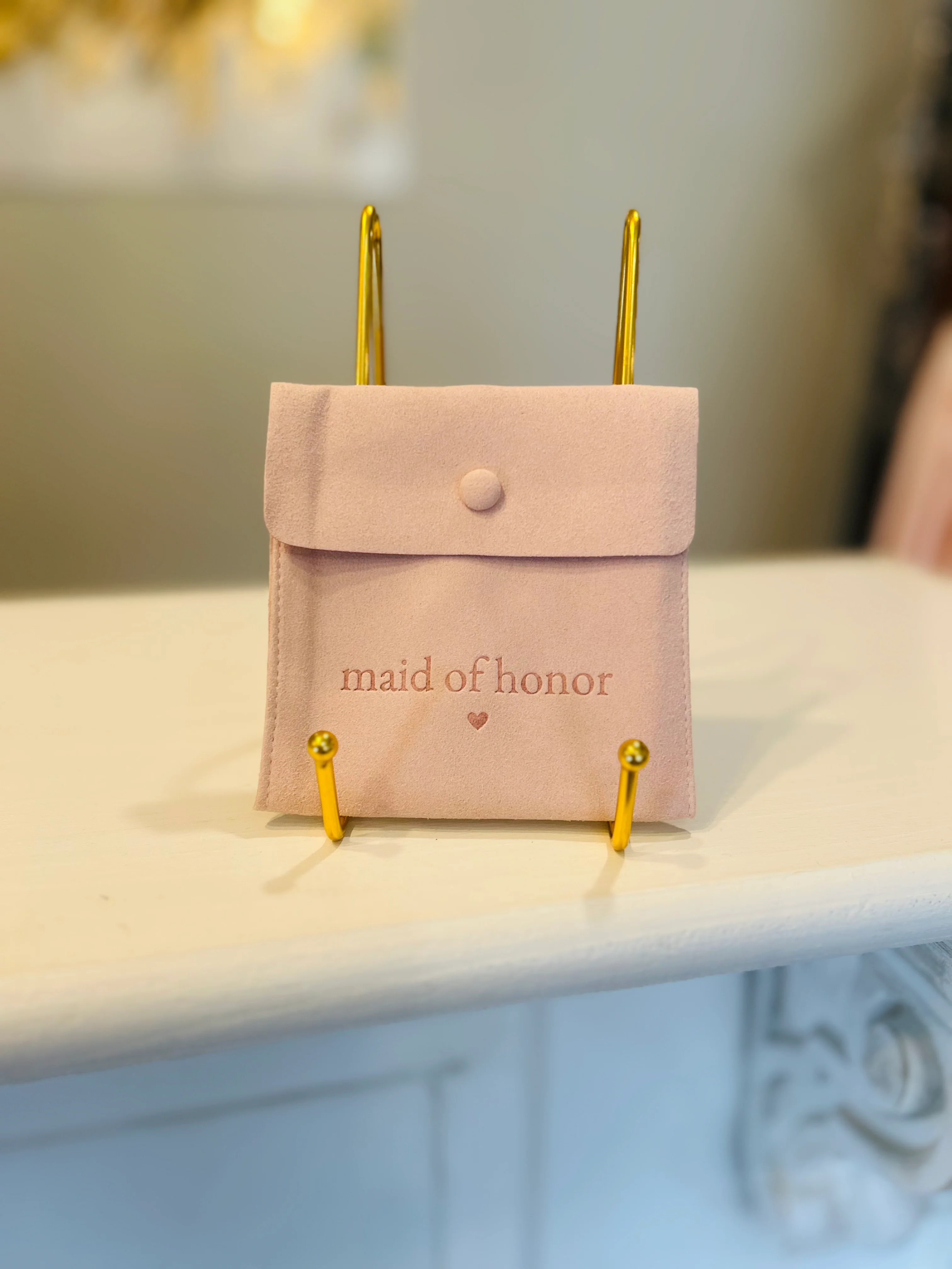 Blush Jewelry Pouch - Studio 3 Twenty One LLC