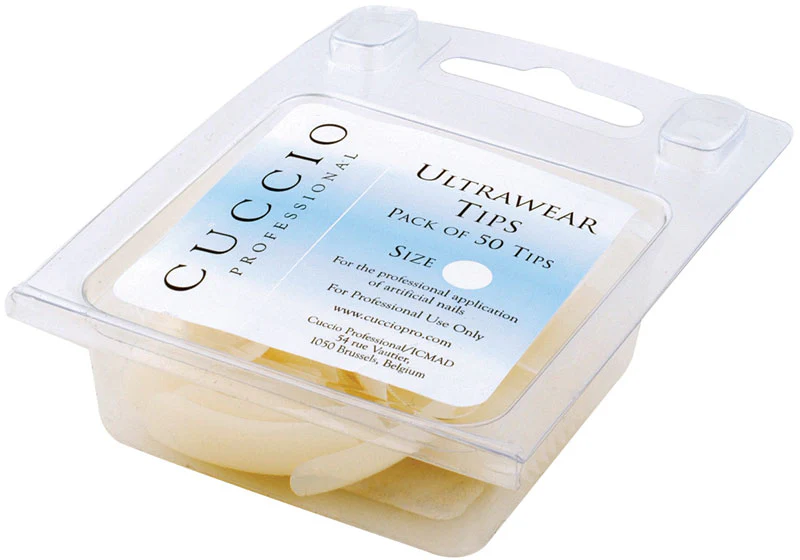 Cuccio Ultrawear Nail Tips, Size 1 - Pack of 50 - Studio 3 Twenty One LLC