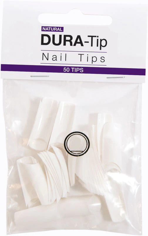 NSI Dura Tip Natural Nail Tips, Size 1 - Pack of 50 - Studio 3 Twenty One LLC