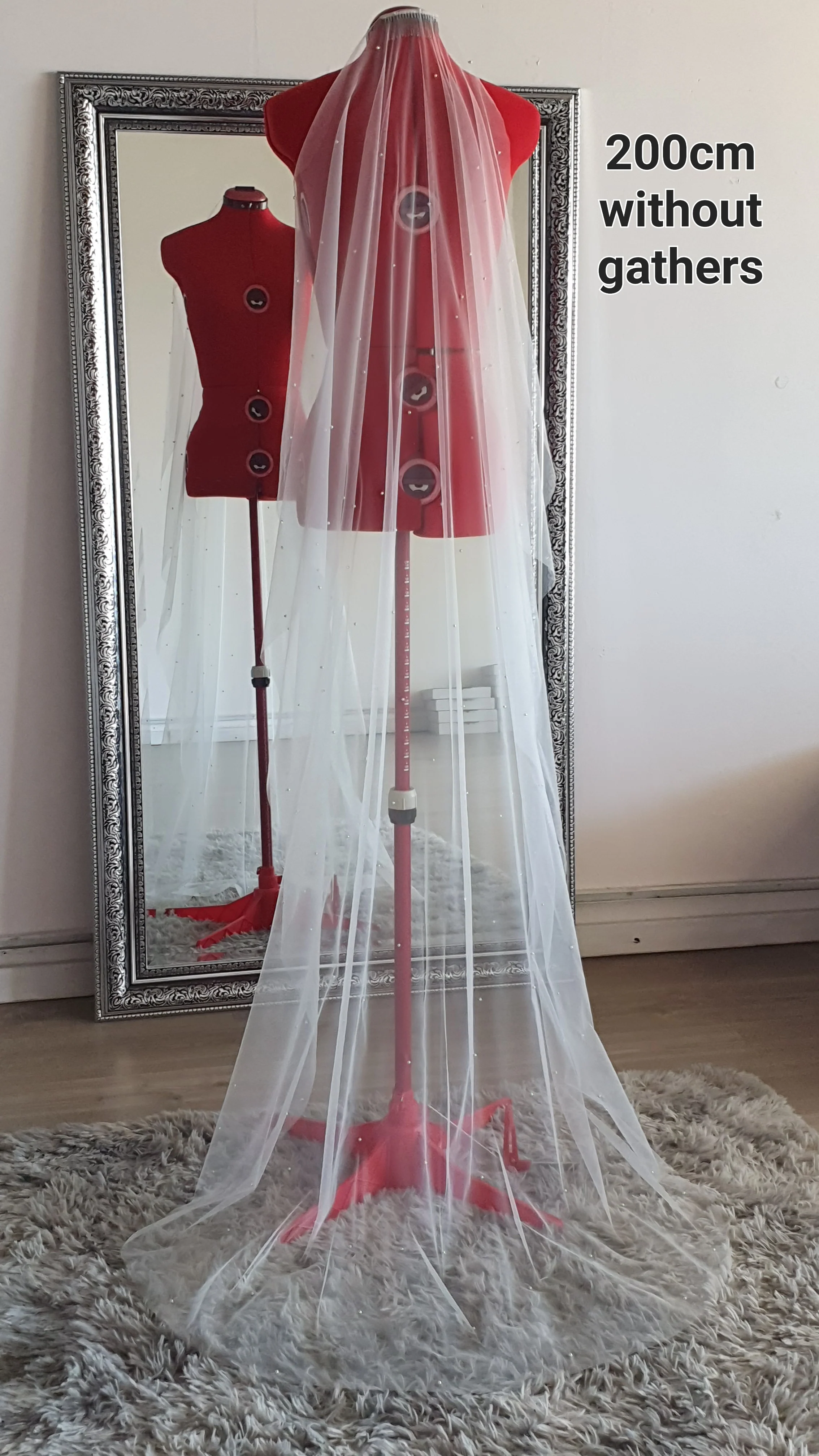 Pearl veil with small pearls - Studio 3 Twenty One LLC
