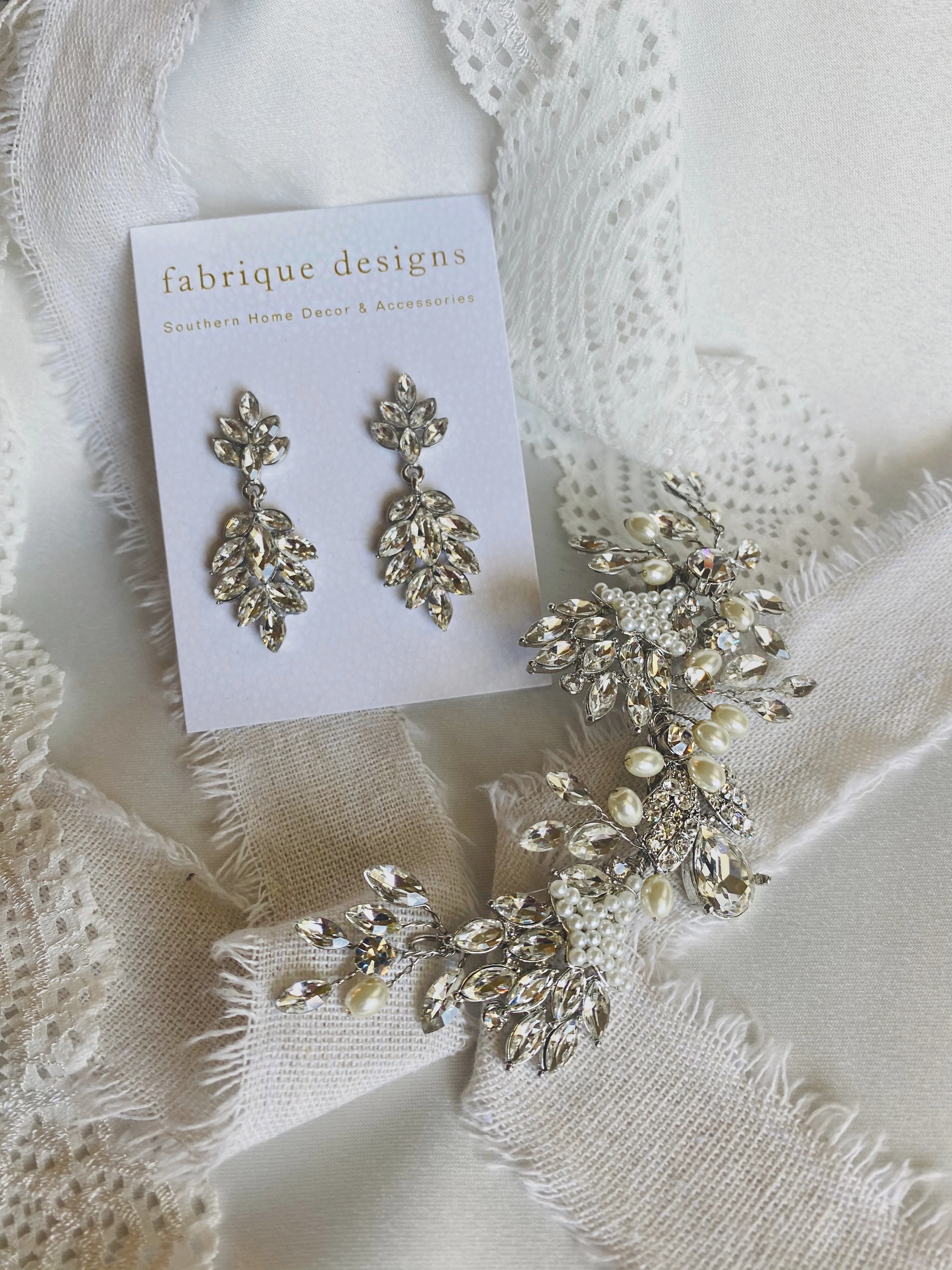 Alice Bridal Earrings - Studio 3 Twenty One LLC