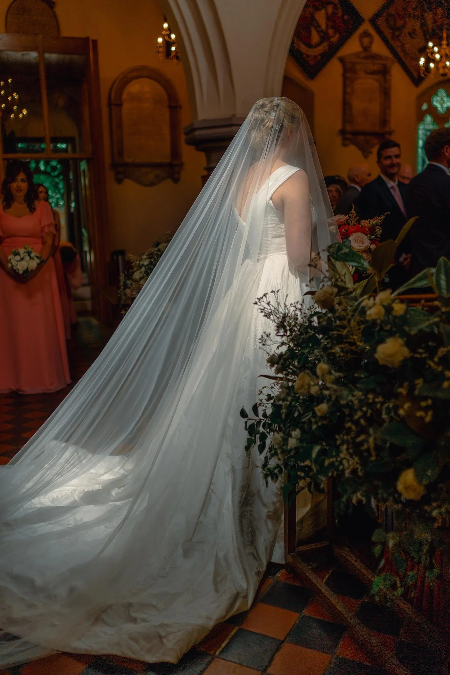 Blusher Veil with long blusher - Studio 3 Twenty One LLC