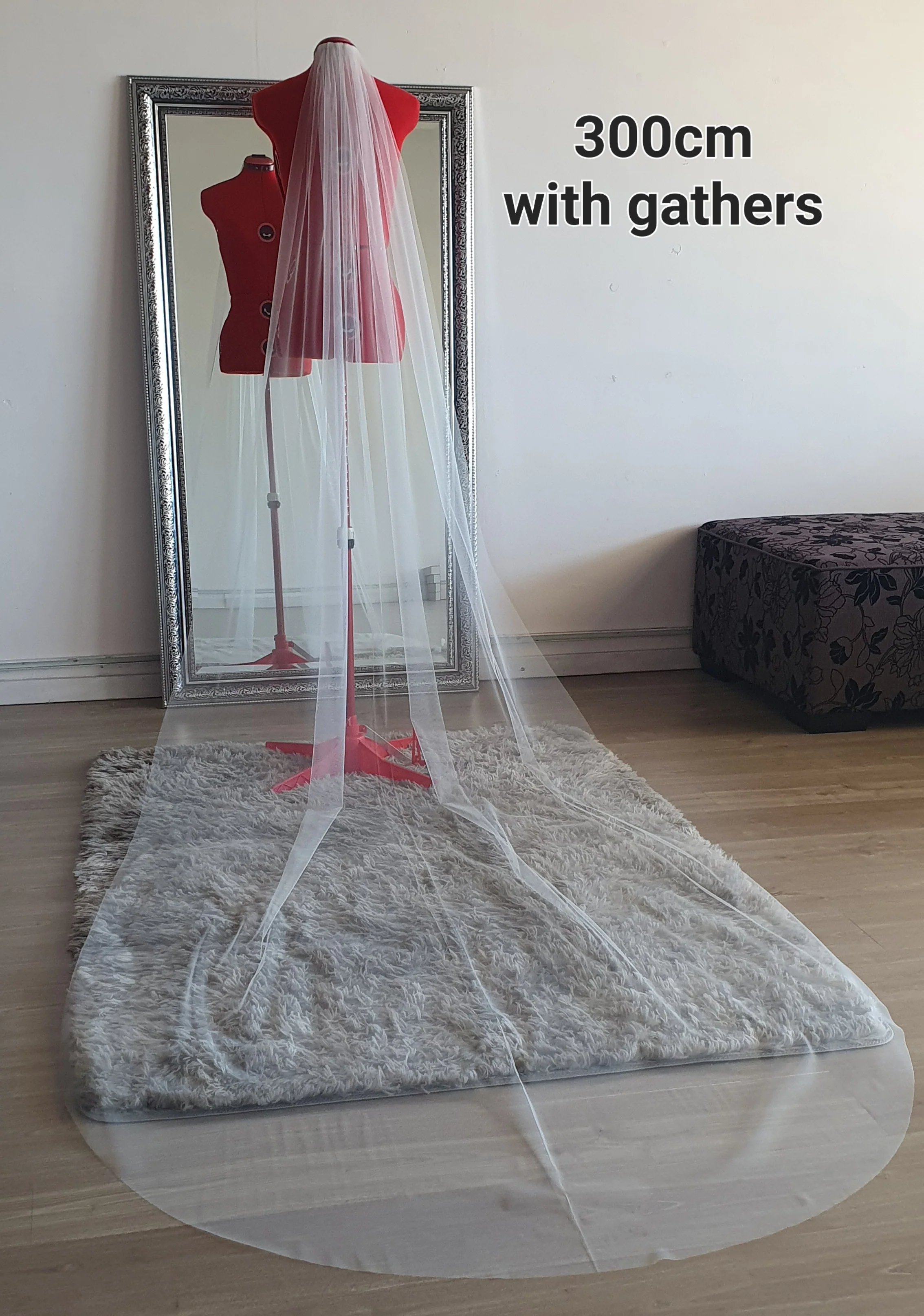 Soft bridal tulle wedding veil. - Studio 3 Twenty One LLC
