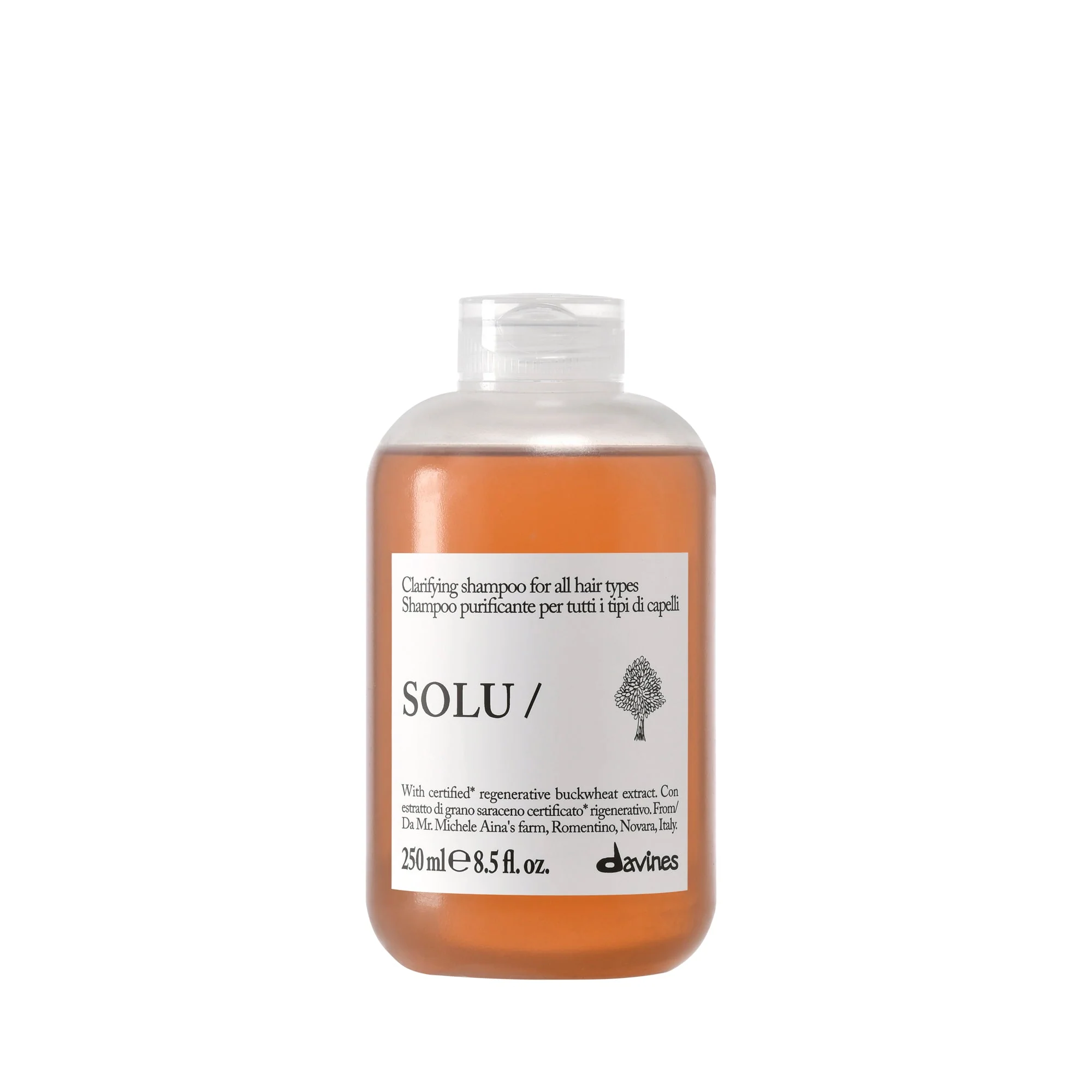 Davines SOLU Clarifying Shampoo 250ml - Studio 3 Twenty One LLC