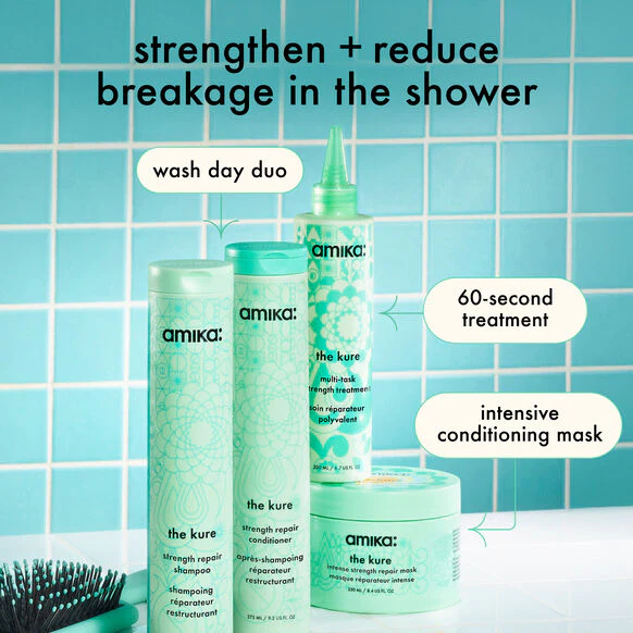 Amika The Kure Intense Strength Repair Shampoo 275ml - Studio 3 Twenty One LLC