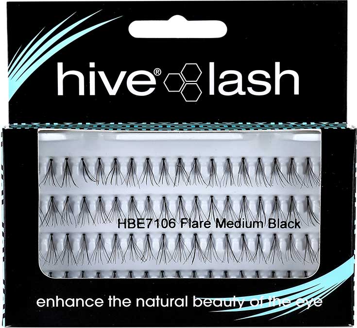 Hive Individual Flare Lashes, Black Medium - Studio 3 Twenty One LLC