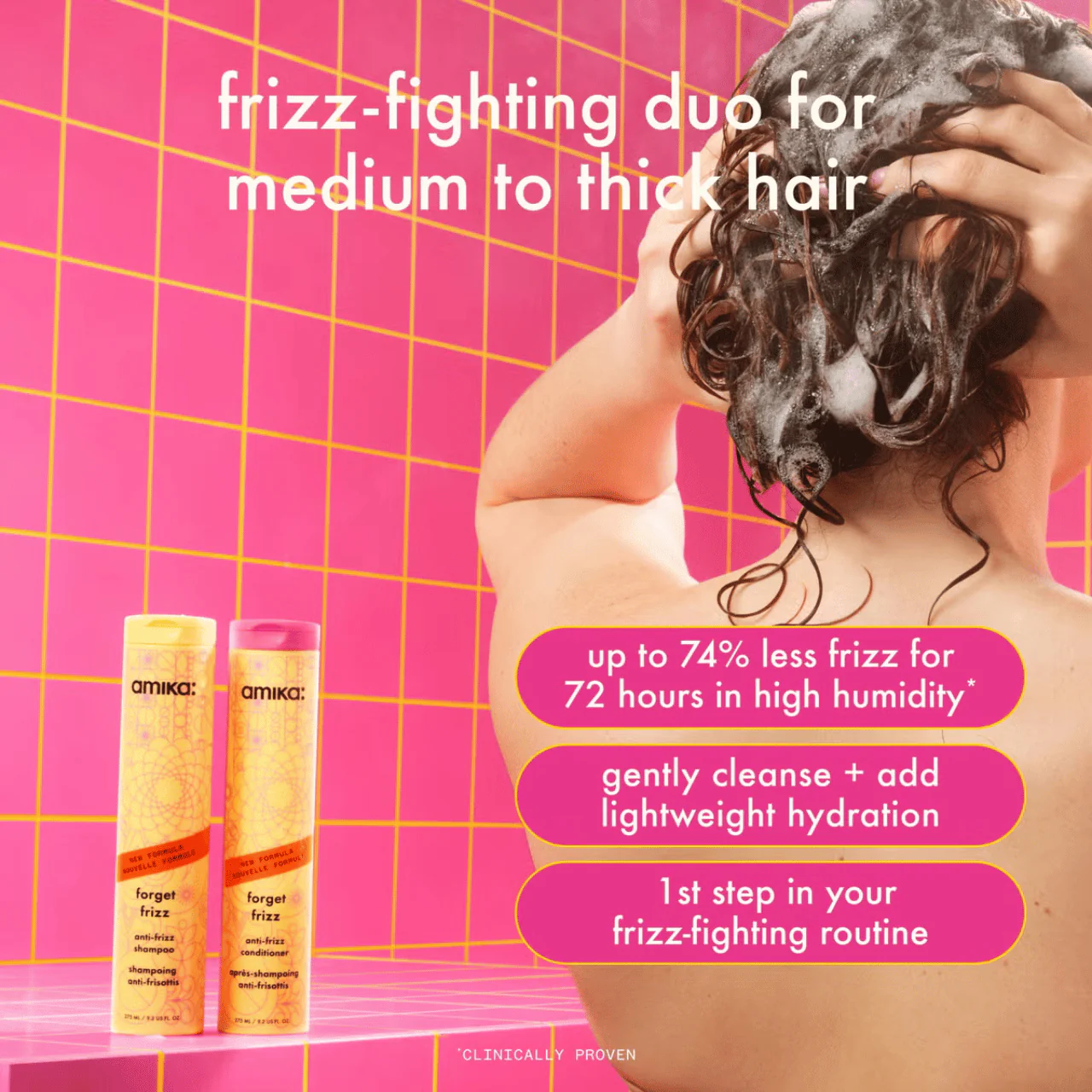 Amika Forget Frizz Shampoo 275ml - Studio 3 Twenty One LLC